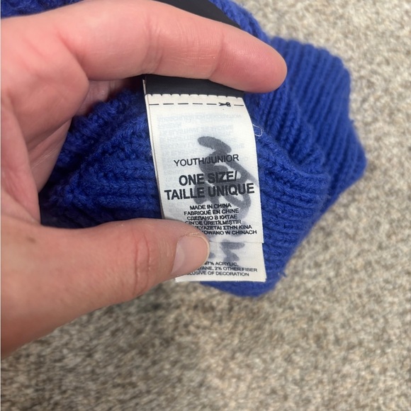 The North Face Kids Blue Beanie Hat - Picture 3 of 5